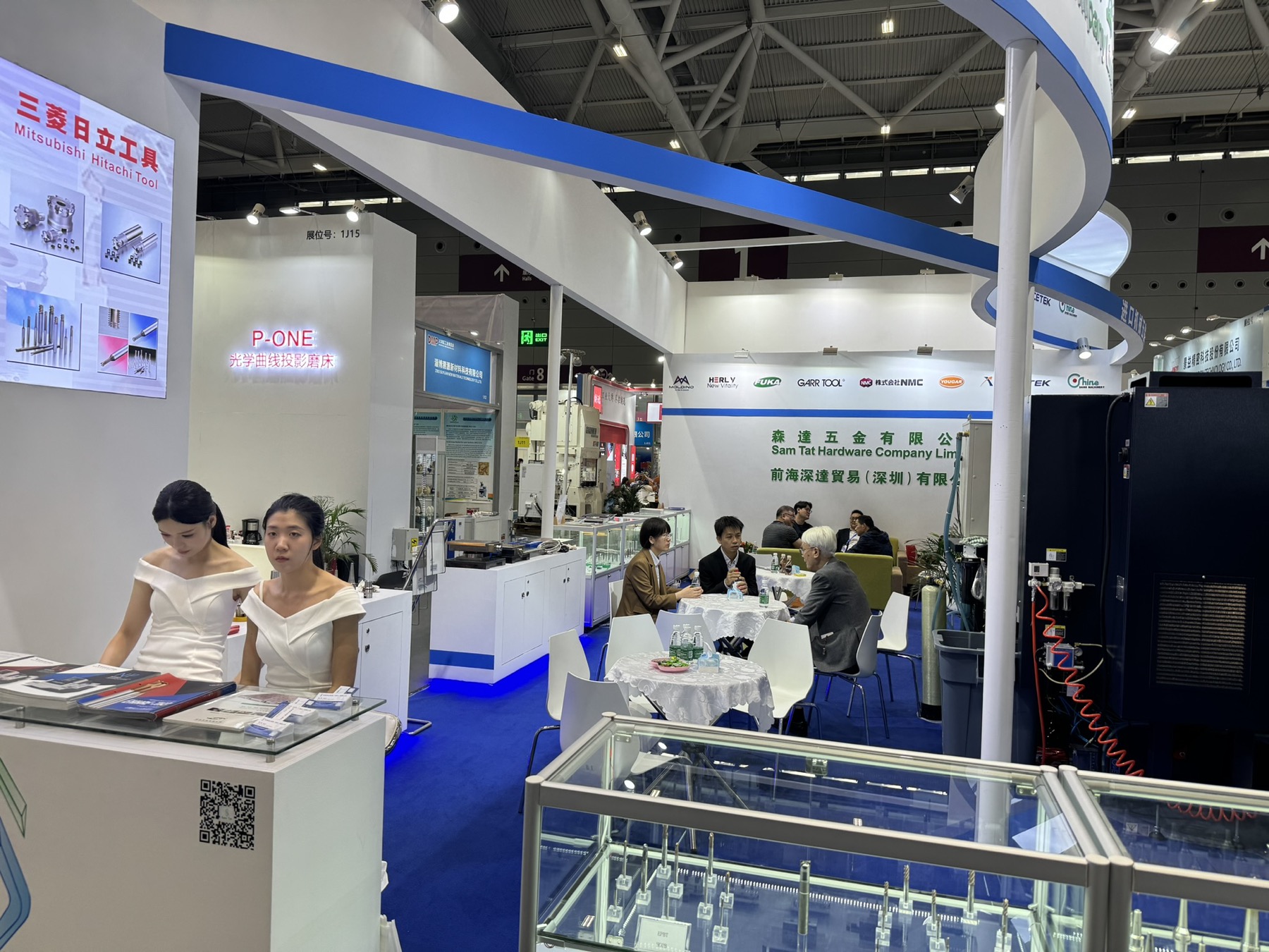 Sam Tat booth at Shenzhen machinery exhibition