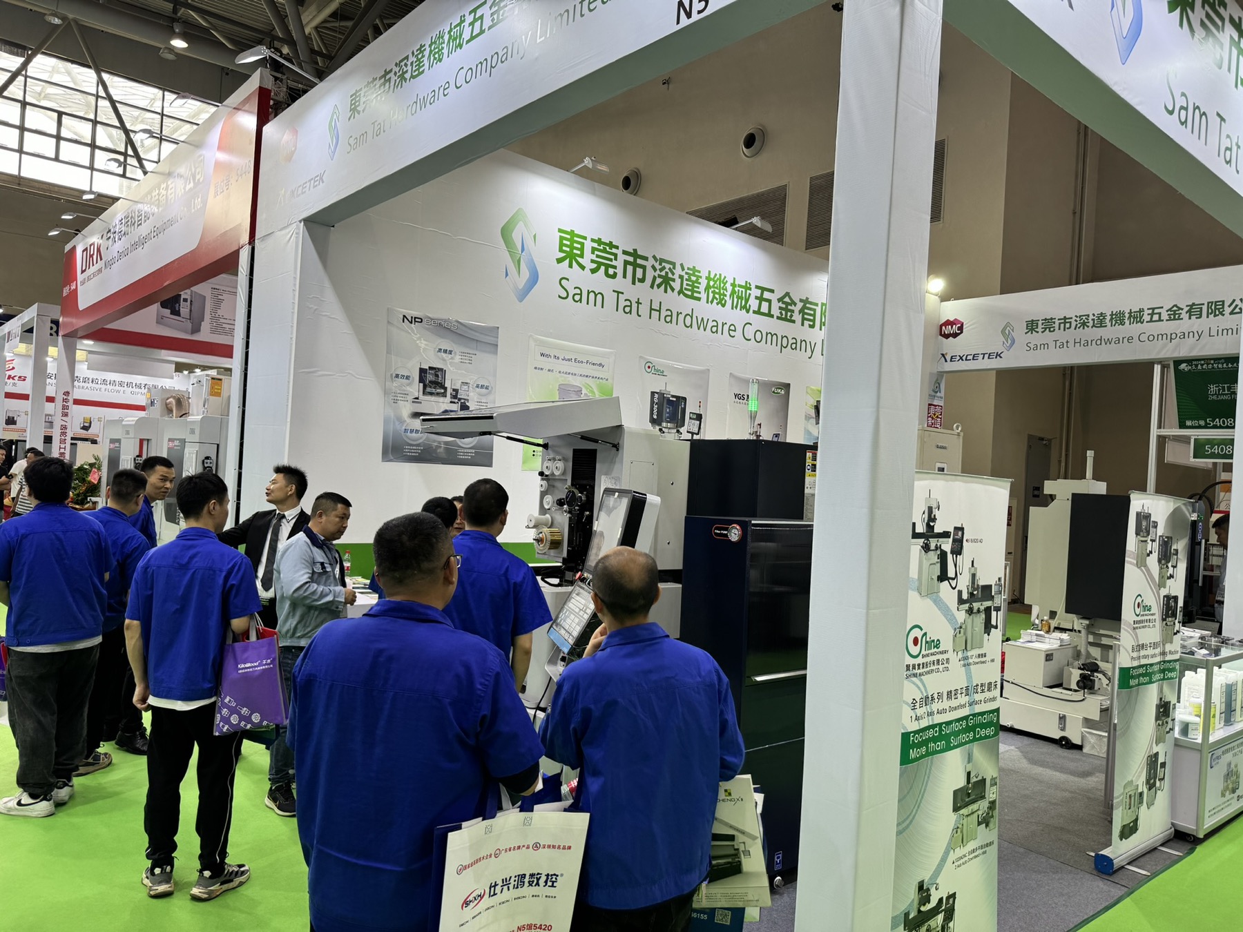 Sam Tat booth at Chongqing Lijia Machinery Exhibition