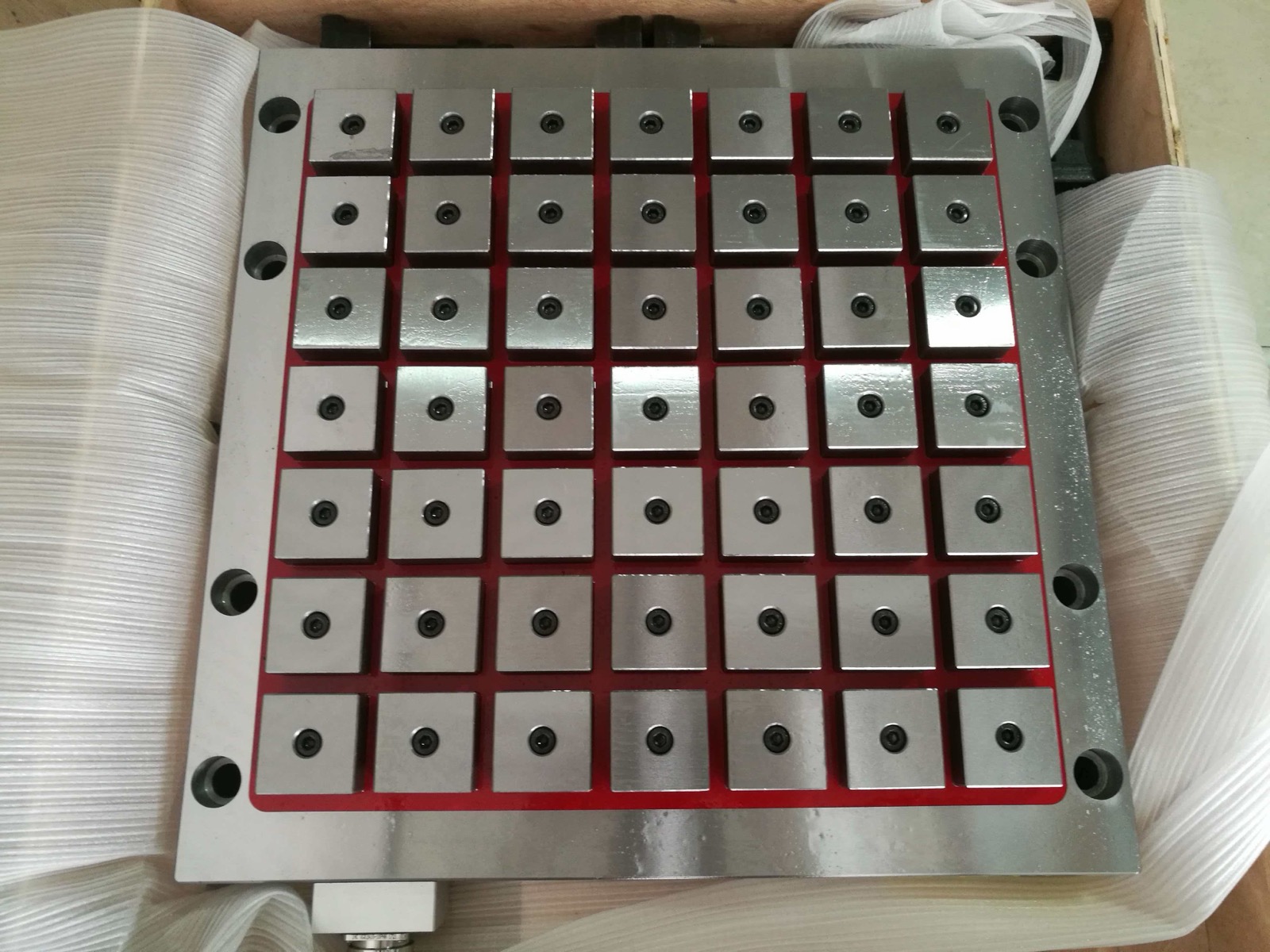 FUKA magnetic block grid poster image
